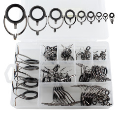 Hunting high fishing gear accessories set 85 pieces ceramic guide ring fishing rod fishing gear accessories set sea rod fishing fishing cross-border