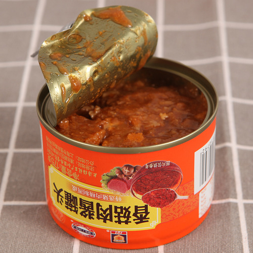 Shanghai Meilin Mushroom Pork Sauce Canned (175g/can) - Mix with Rice Noodles, Sauce for Side Dishes, Pork, Ready-to-Eat