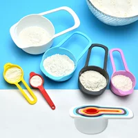 Нейлоновая мерная ложка, красочная радужная мерная чашка, DIY