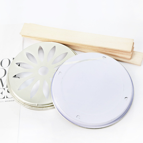 [Manufacturer Large Mosquito Repellent Repellent Tray] Fireproof sawtooth mesh mosquito repellent incense holder mosquito repellent incense seat with cover to connect ash tray wholesale