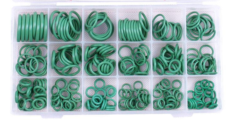 Free shipping special price 18 grid rubber ring green 18 grid rubber ring purple car air conditioning compressor sealing rubber ring O-ring