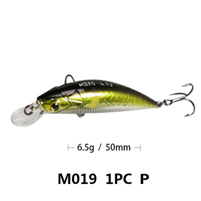 Sinking Minnow Fishing Lures 55mm 6.5g Hard Plastic Baits Fresh Water Bass Swimbait Tackle Gear