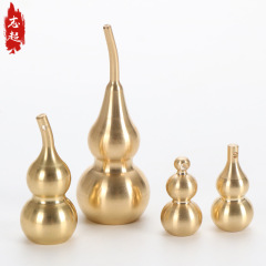 銅葫蘆 黃銅葫蘆 純銅葫蘆 葫蘆五帝錢上下開口純銅葫蘆 黃銅掛件