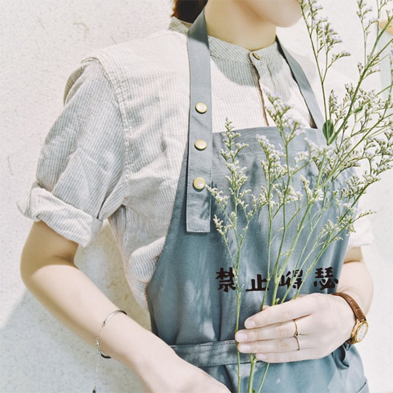 Cocina Algodón puro personalidad creativa moda pareja adulta delantal parodia de los hombres riendo ropa de trabajo anti-incrustante micro impermeable