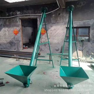 五谷杂粮装袋输送提升机 小型螺旋给料机 120管式提升上料机批发