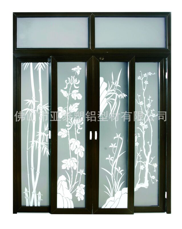 Factory wholesale narrow frame sliding door kitchen bathroom balcony plastic steel modern simple pvc sliding door