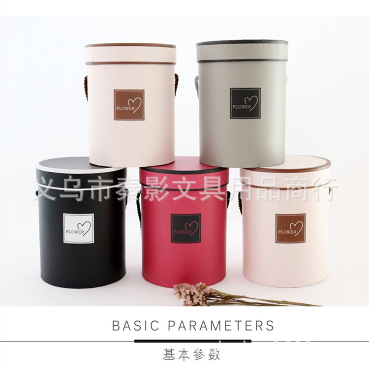 小号抱抱桶香奈时尚鲜花束包装盒礼物拌手生日礼盒手提盒热气球花