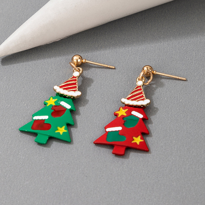 Boucles D&#39;oreilles Sapin De Noël display picture 2