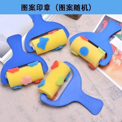 Пенящийся трафарет kindergarten DIY набор губка для рисования, граффити грибы головка детский художественный материал круглого принта
