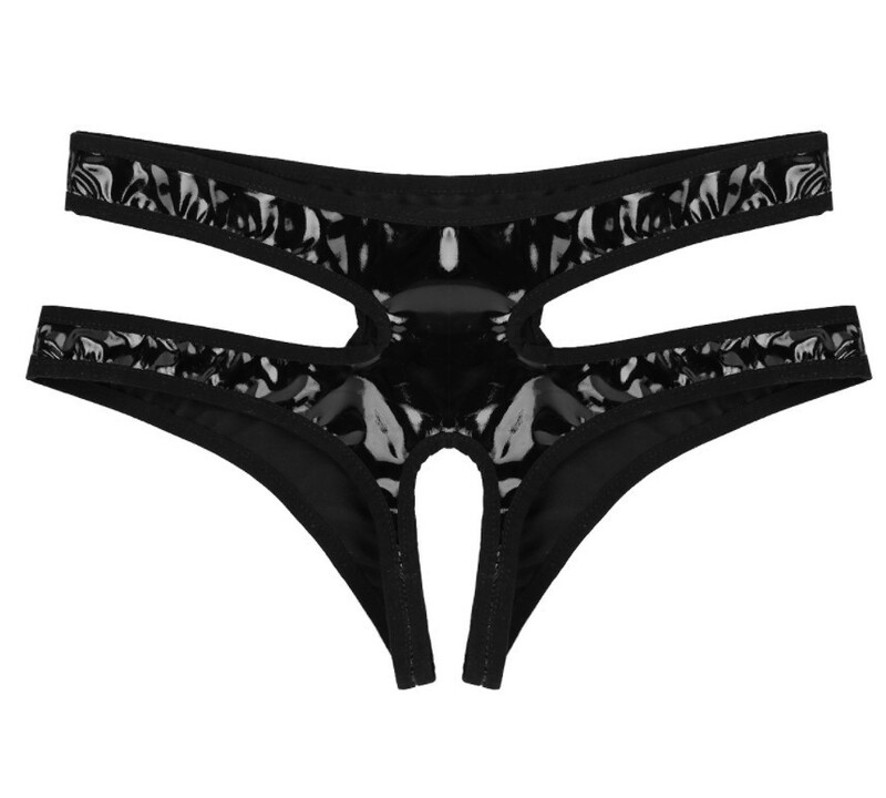 Cross-border sexy lingerie mini swimsuit swimsuit underwear sexy AliExpress ebay women's T pants patent leather thong