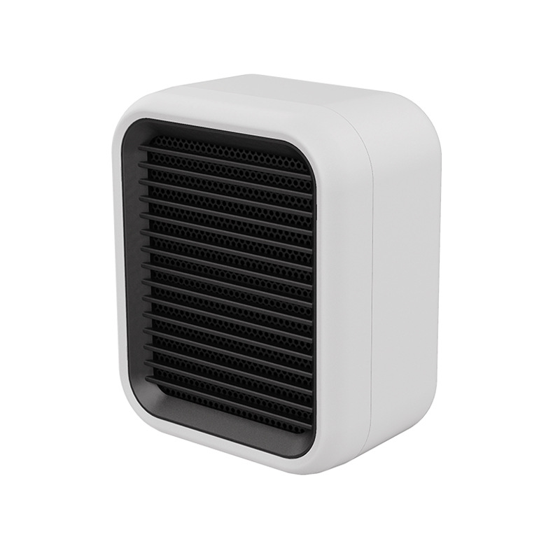 thumbnail image 1 of Mini calentador de cerámica, calentador eléctrico Mini calentador eléctrico de nivel de potencia con aire caliente blanco, 1 of 5