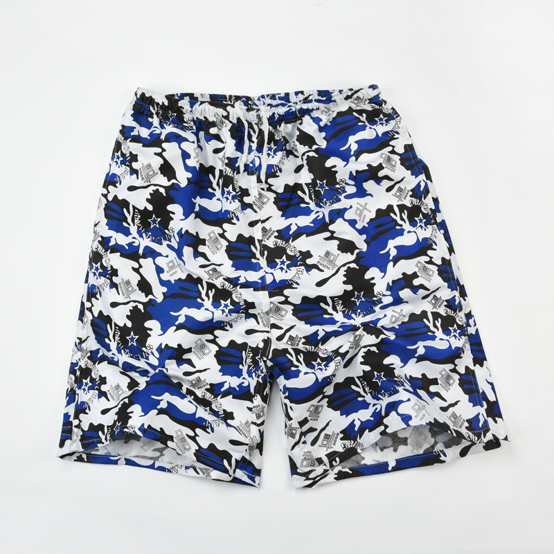 Men's Beach Casual Ditsy Floral Color Block Tree Shorts Shorts display picture 12