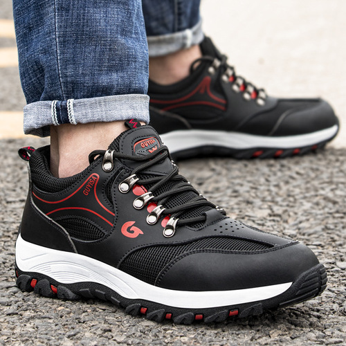 Manufacturer wholesale labor protection shoes for men, anti-smash, anti-puncture, wear-resistant rubber outsole, comfortable, wear-resistant, non-slip work shoes
