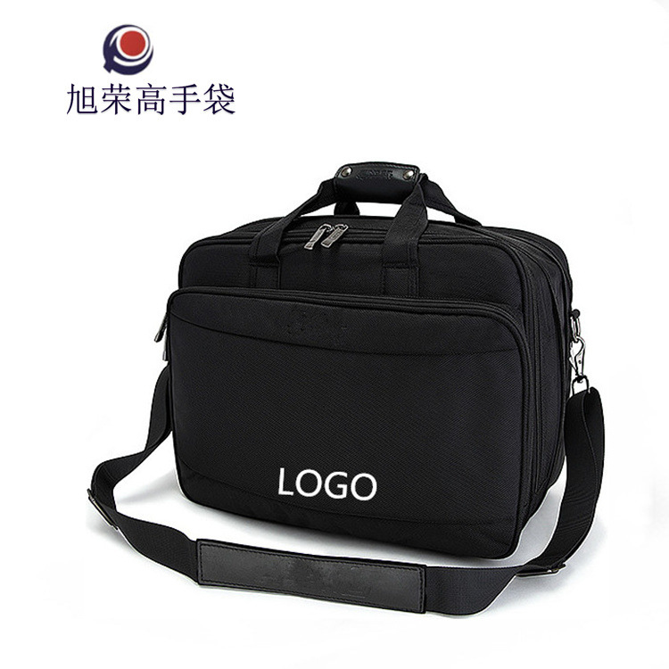 Shenzhen Factory Customized Computer Business Bag 15-Inch 16inch 17inch Satchel Work Bag File Bag with Customizable Logo