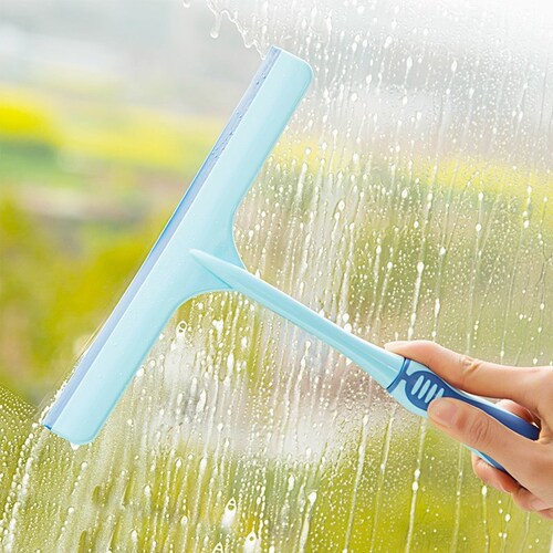 Household silicone non-slip handle window glass cleaner glass scraper furniture cleaning wiper floor stall supply