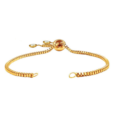 跨境新品热销 可伸缩抽拉手链项链配件 盒子链可调节手链项链配饰|ru