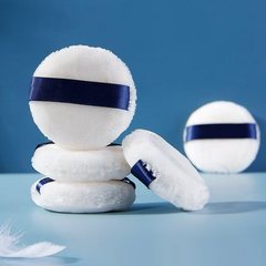 日本粒絨粉撲散粉水晶絨蜜粉定妝植絨粉撲柔軟親膚雙面絨嬰兒可用