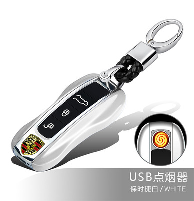 Manufactor Direct selling Key buckle Windbreak lighter originality usb charge personality high-grade Electronics Tungsten wire The cigarette lighter