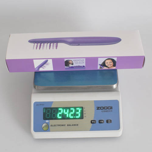 Anti-tangle rotating comb Electric Detangling Brush wet and dry hair smoothing comb source factory