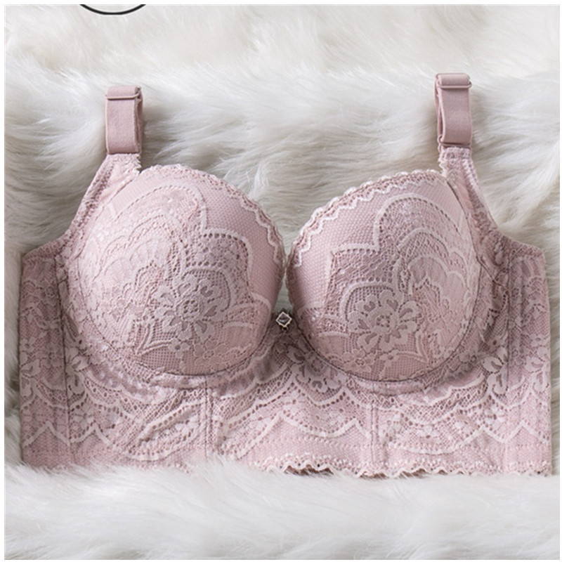 卿本佳人記憶鋼圈頃心內衣遠紅外線精油厚小胸聚攏側收調整文胸秋