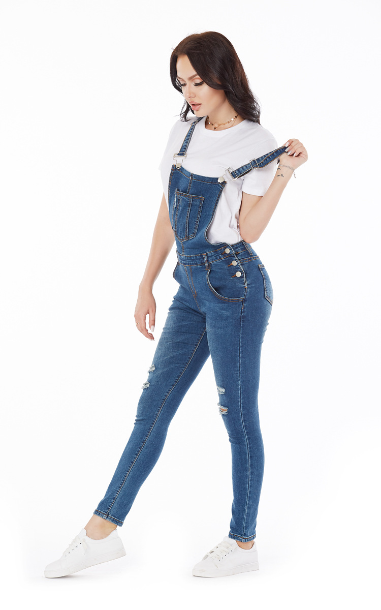 overoles holgados de jeans de talla grande NSSY9480