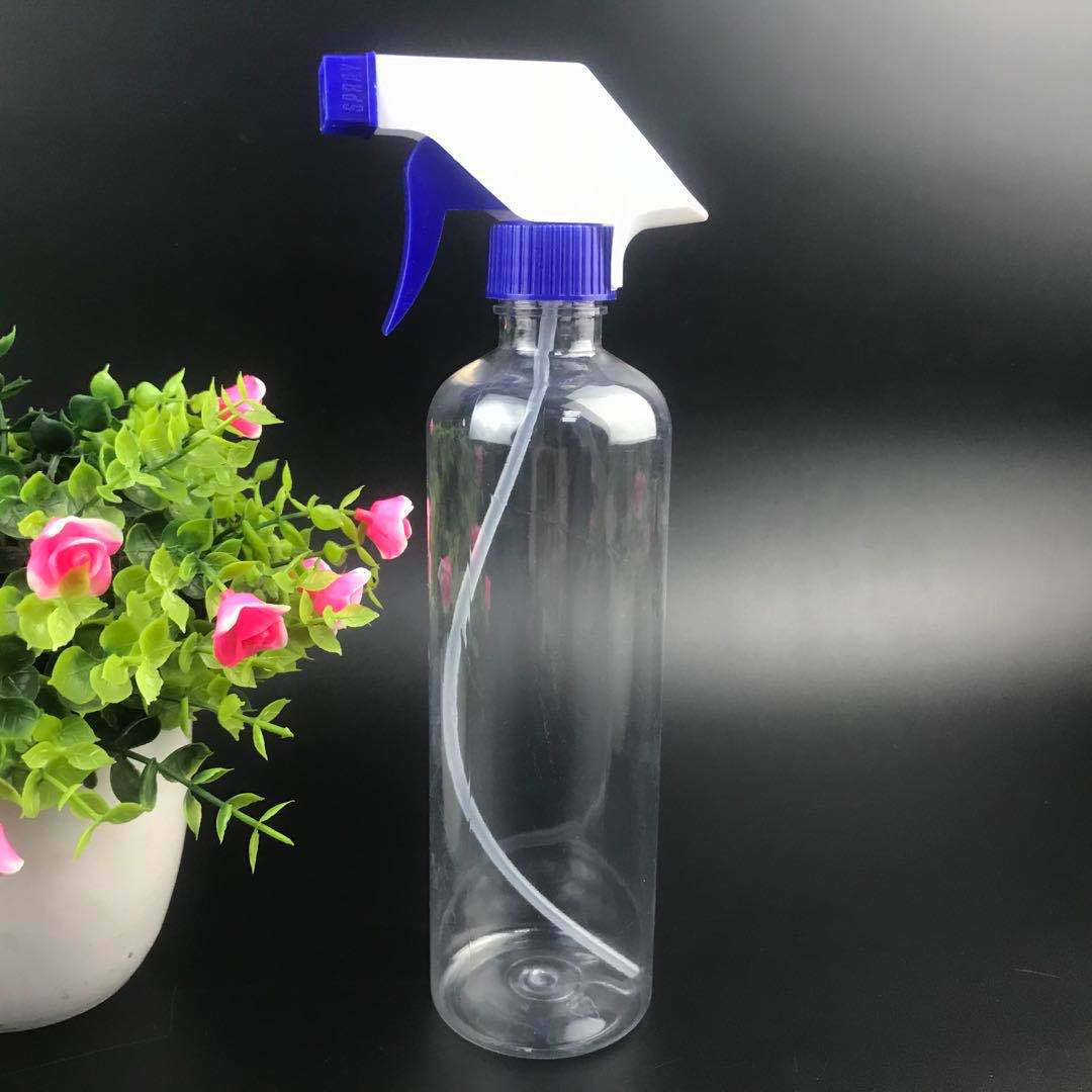 透明PET消毒喷雾瓶小型喷壶消毒液喷瓶500ml喷雾瓶油污净喷瓶