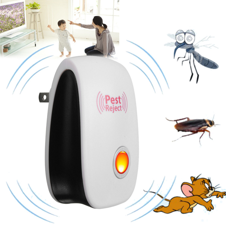 Ultrasonic Mosquito Repellent Artifact,Household Indoorect Repellent,Fly And Rat Device,Restaurant Capture Electronic Mosquito Killer And Fly Sweeper