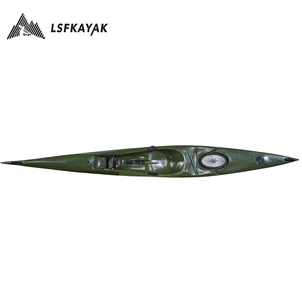 Foreign Trade New Rotational Kayak Single Race Boat Club Race Boat Rowing Single Ocean Boat