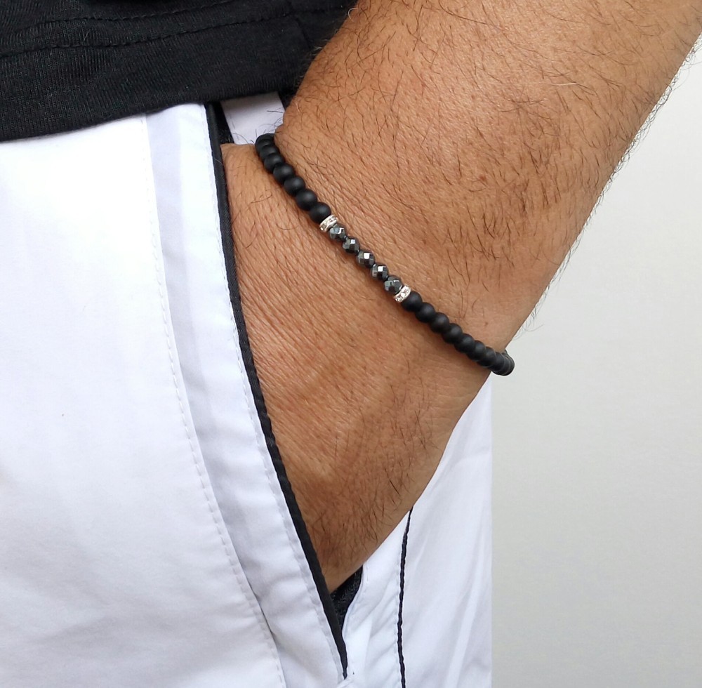 2020 Handmade Bracelet For Men Beads Bra...