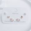 Earrings, fresh sophisticated cute silver needle from pearl, silver 925 sample, Korean style