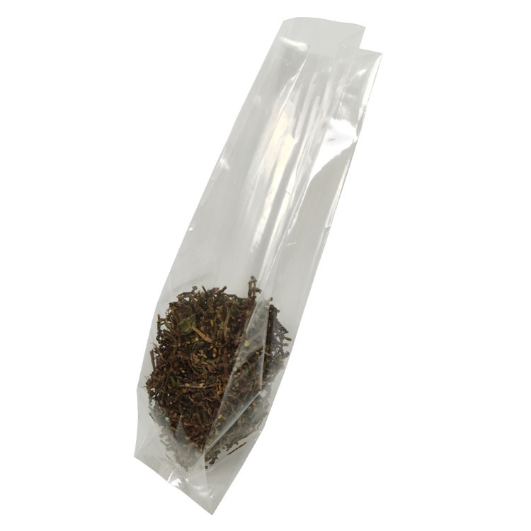 6.5*27.5+4.5CM通款风琴透明杂粮袋 3两真空透明茶叶内袋现货批发