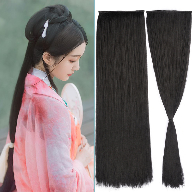 Factory direct ancient costume wig not knotted upgraded corn hair slice hair cos styling female antique photo