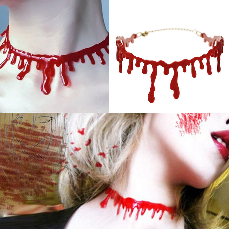 Halloween Gothic Exaggerated Blood Stains Rubber Party Decorative Props display picture 1