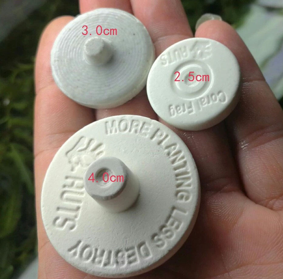 Марка морской Коралл конечности сломанной кнопки базы SPS Коралл базы разведения кронштейн коралловый лоток кнопка