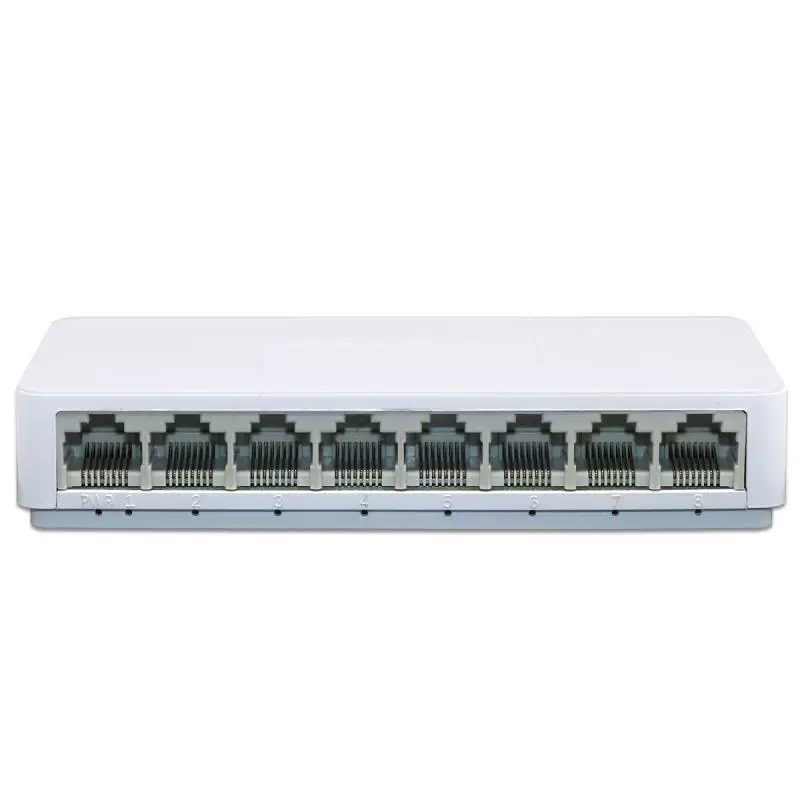 Кросс-бордер восьми-мерный восьми-мерный Ethernet коммутация пластик корпус сеть разветвление линия бытовой офис мониторинг коммутатор