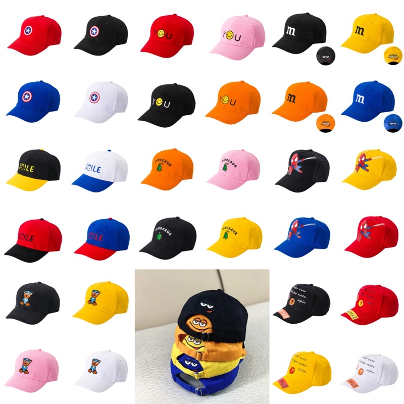 Children's hats for boys and girls caps...