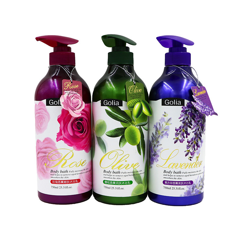 Gao Lilai Perfume Shower Gel Long-lasting Fragrance Cleansing Skin Lavender Olive Hydrating Fragrance Bath Cream