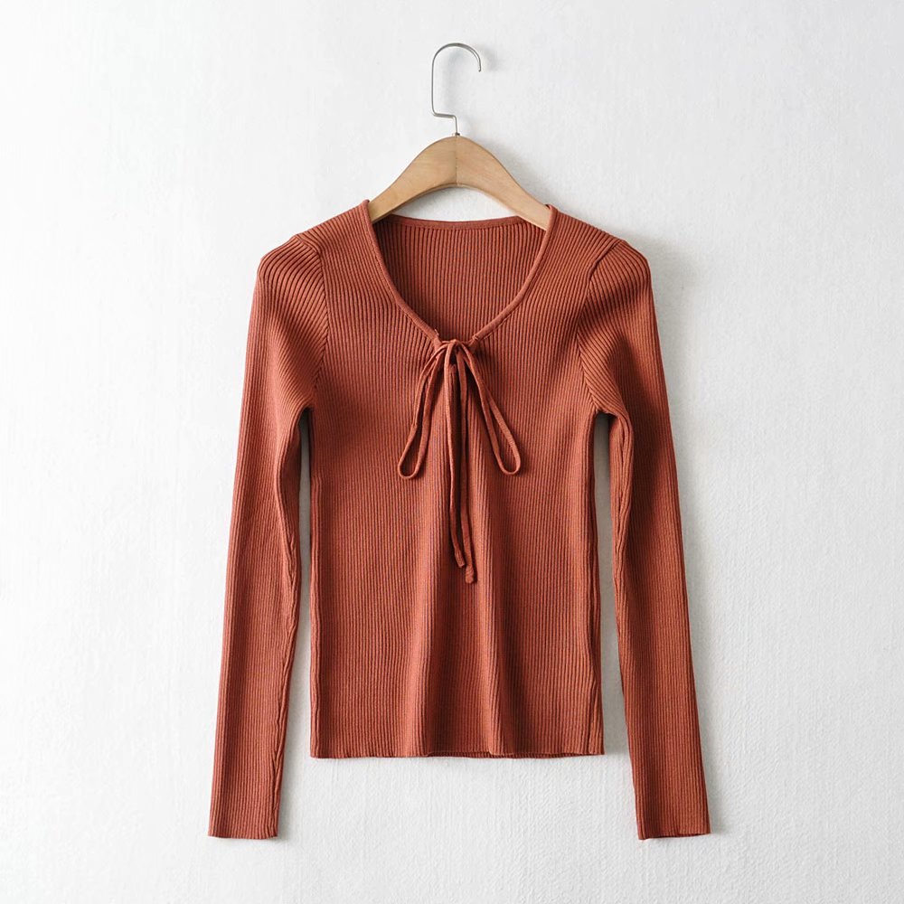 autumn and winter bow-knot sweater  NSAM14630