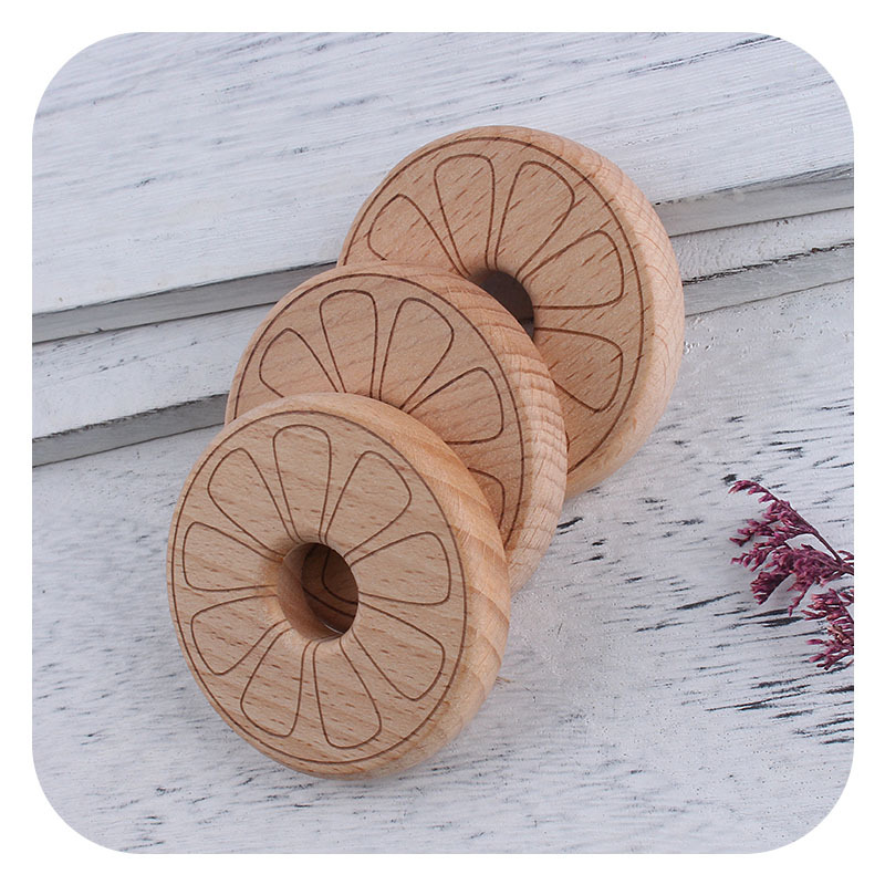 Nuevo bebé flor haya juguete mordedor bebé molar teether pezón cadena pulsera DIY accesorios de la joyería