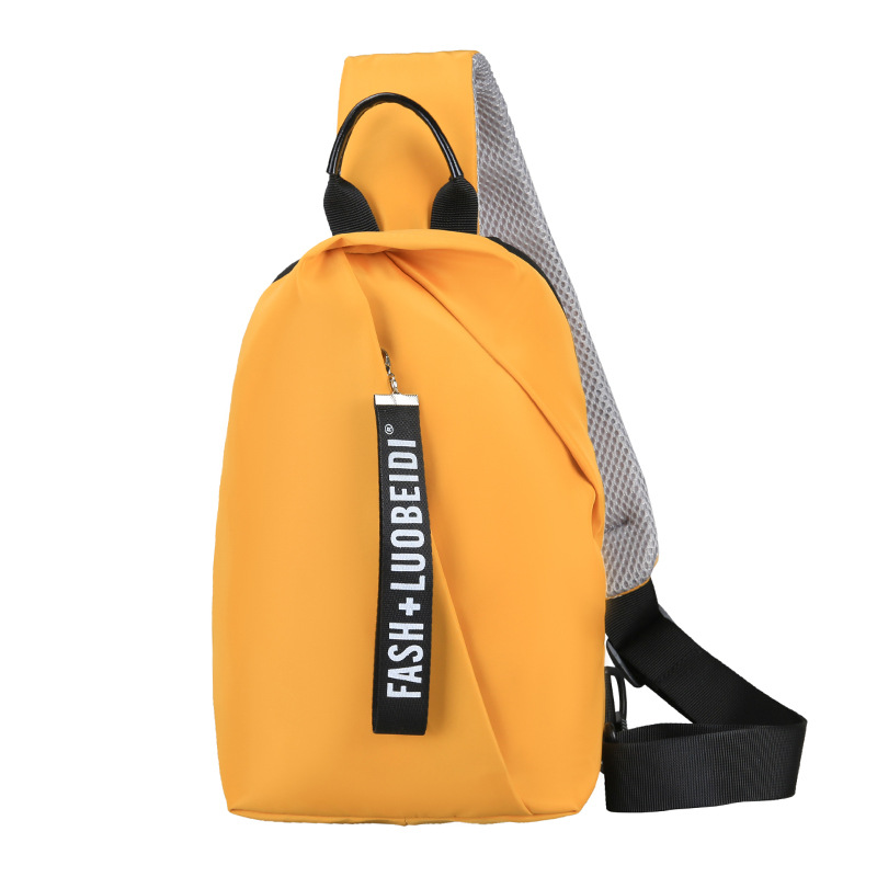韩版时尚男士旅行斜挎胸包男运动单肩背包小胸前包潮流骑行休闲包|ms