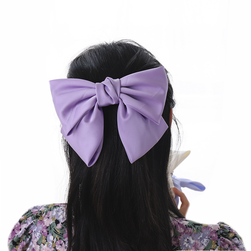 Elegant Simple Style Bow Knot Cloth Hair Clip 1 Piece display picture 2