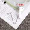 Long wireless chain stainless steel, protective headphones, earrings, bluetooth, Korean style