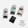 Black hair accessory, fashionable bangs, hairgrip, simple and elegant design