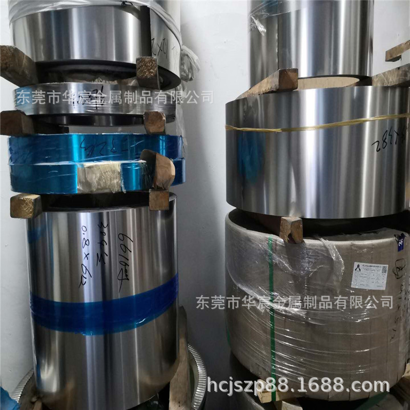 批发304不锈钢带 301不锈钢弹簧垫板 0.25 0.5 0.8 1.0发条料钢带