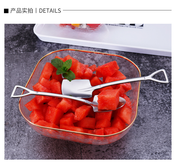 专利304不锈钢铁锹勺子 铁铲形西餐具汤匙吃西瓜神器甜品雪糕勺.jpg