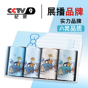 男童内裤平角纯棉儿童内裤小中大童男生四角底裤宝宝内裤一件代发