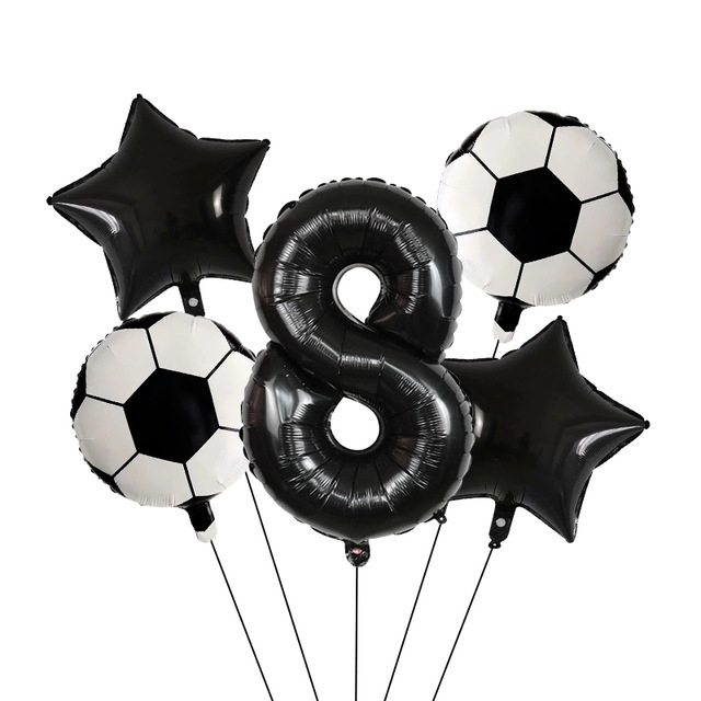 5pcs-Football-Soccer-Theme-Par
