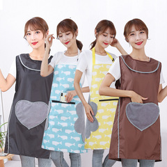 Factory-direct, year-after-year surplus—edge-covered oil-resistant waistcoat, double-layer fashion princess apron—wholesale
