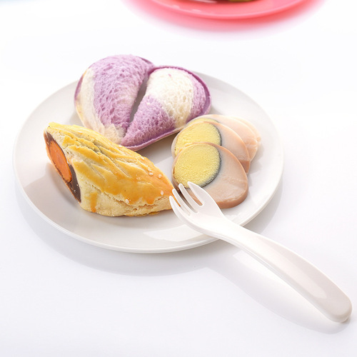 Plastic plates imported from Japan, home kitchen round dishes, children's fruit plates, breakfast plates, food supplement tableware