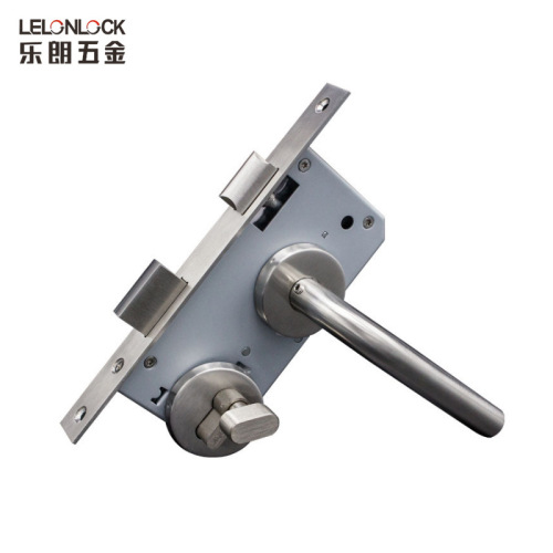 Indoor door stainless steel handle lock Large gourd European standard split lock manufacturer wholesale stainless steel 304 fire door lock
